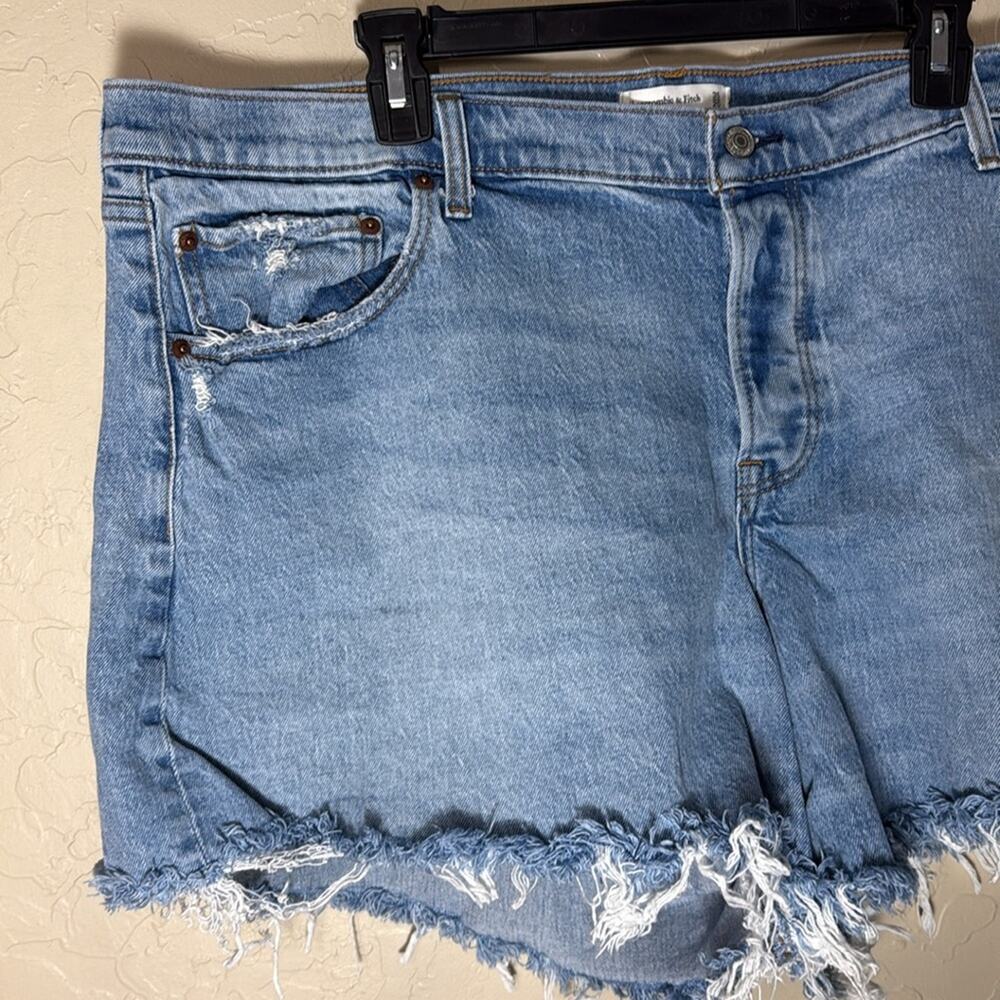 Abercrombie the 90s baggy shorts low rise plus size - Picture 2 of 4